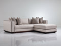 Ecksofa 260 x 180 x 80 cm - Stoff Beige - Großzügige Sitzfläche - Modernes Design